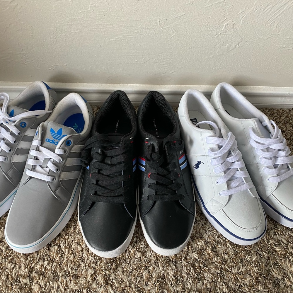 Adidas, Tommy Hilfiger, & Polo Bundle - Size 10 1/2 And 11 - New - Free Shipping
